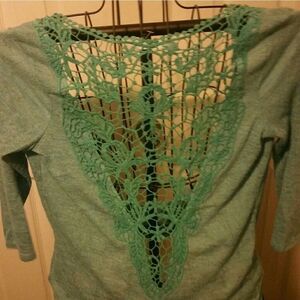 New never worn cute teal Maurices wrap top
